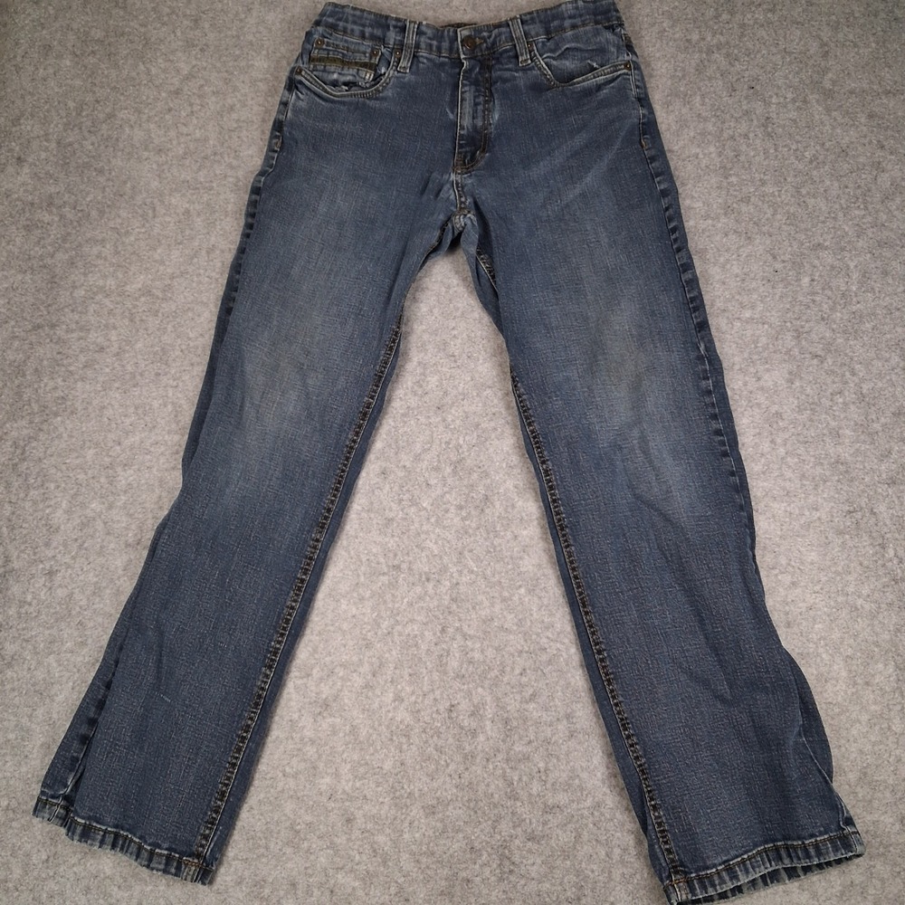Urban Star Jeans Mens 34x32 Blue Straight Leg Stretch Denim Pants